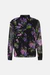 Oasis Floral Dobby Chiffon Corsage Soft Shirt thumbnail 4