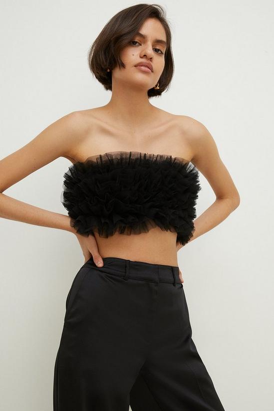 Oasis Frill Mesh Bandeau Top 2