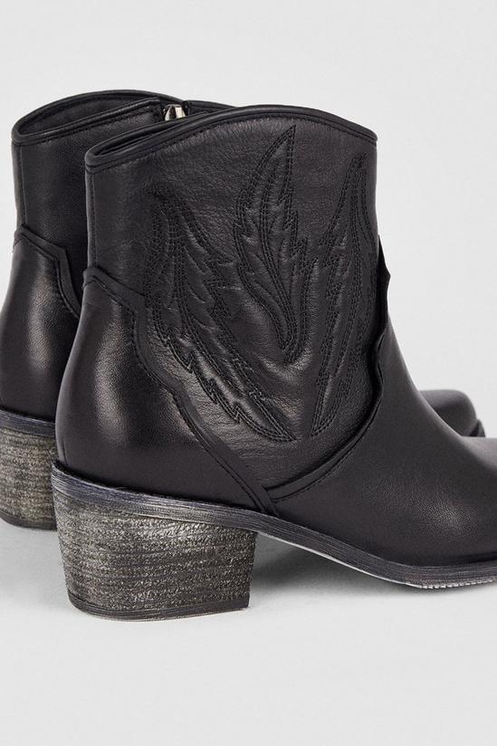 Oasis Leather Western Boot 3