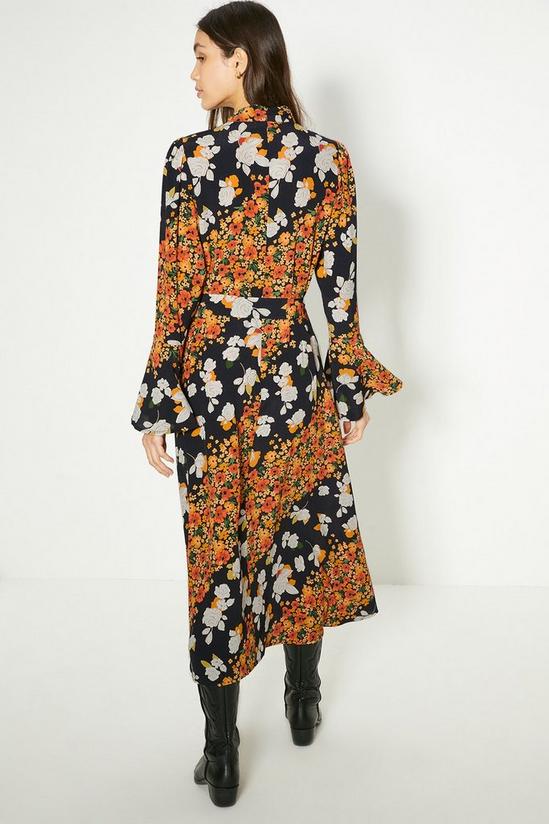 Oasis Diagonal Floral Midi Dress 3