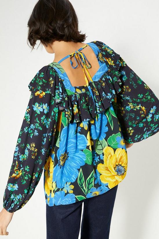 Oasis Patch Print Bold Floral Blouse 3