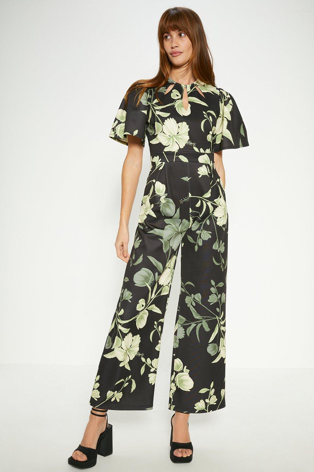 Oasis clearance jumpsuit floral