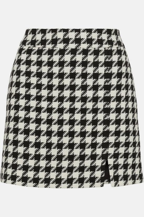 Oasis Rachel Stevens Houndstooth Tweed Mini Skirt 5