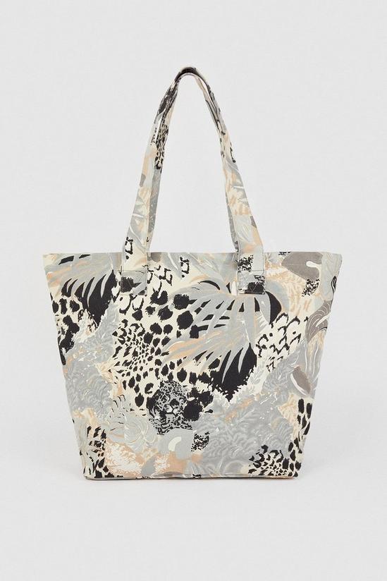 Oasis Leopard Shopper Bag 1