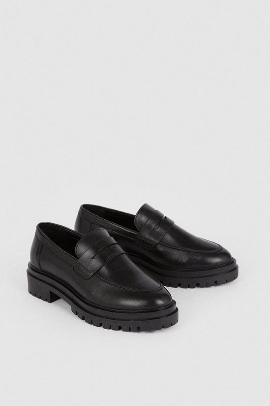 Oasis Leather Chunky Loafers 3