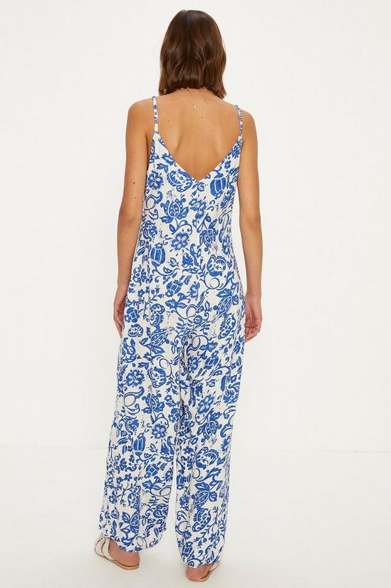 Oasis Paisley Print Strappy Jumpsuit 3