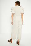 Oasis Cord Scallop Puff Sleeve Jumpsuit thumbnail 3