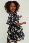Oasis Kids Magnolia Floral Angel Sleeve Lace Dobby Dress thumbnail 1