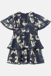 Oasis Kids Magnolia Floral Angel Sleeve Lace Dobby Dress thumbnail 2