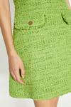 Oasis Tweed Fringe Pocket Detail Mini Dress thumbnail 2