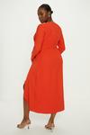 Oasis Curve Premium Crepe Waterfall Skirt Midi Dress thumbnail 3