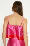 Oasis Satin Twill Frill Tiered Crop Top thumbnail 3