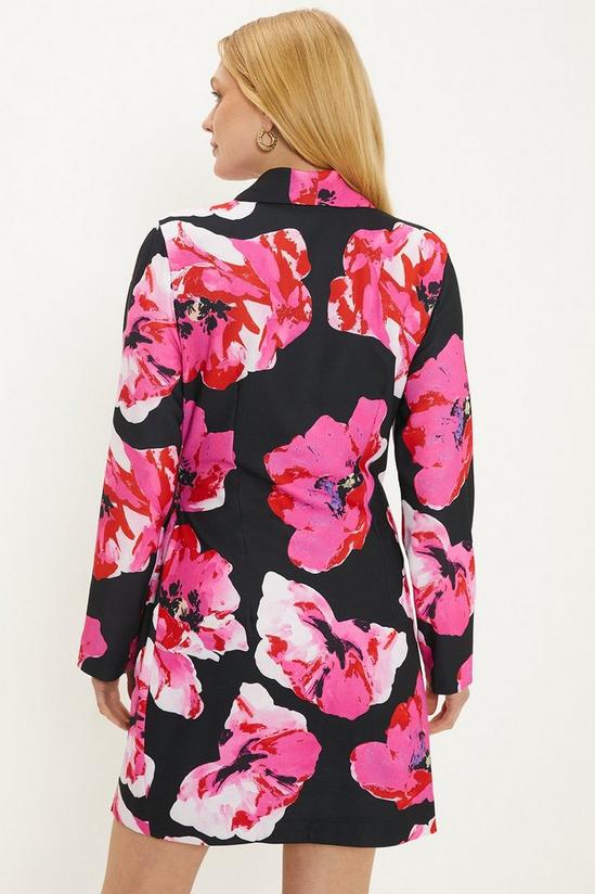 Oasis Floral Printed Blazer Dress 3