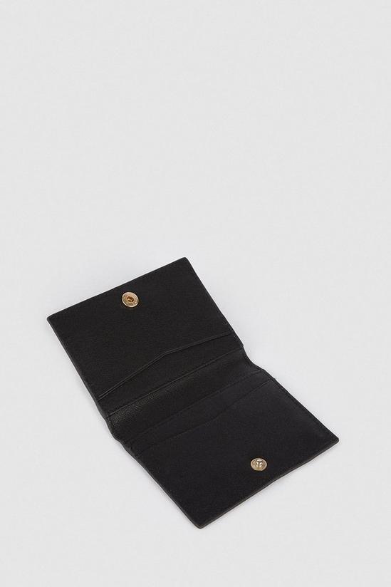 Oasis Real Leather Stud Folding Cardholder 3