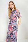 Oasis Sequin Paisley Ruched Detail Midi Dress thumbnail 2
