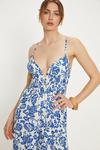 Oasis Paisley Print Strappy Tie Back Jumpsuit thumbnail 2