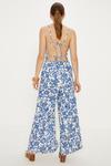 Oasis Paisley Print Strappy Tie Back Jumpsuit thumbnail 3