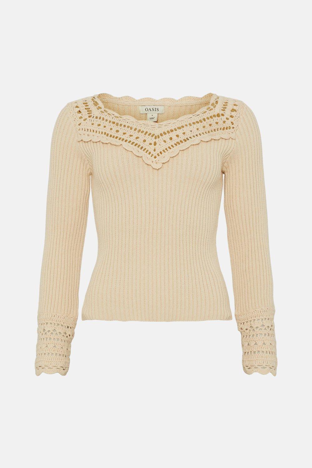 Oasis cream clearance jumper