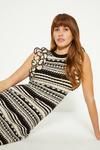 Oasis Extreme Frill Knitted Midi Dress thumbnail 5