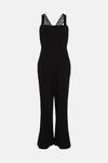 Oasis Petite Jersey Crepe Strappy Back Jumpsuit thumbnail 4
