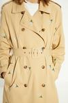 Oasis Petite Embroidered Trench Coat thumbnail 2