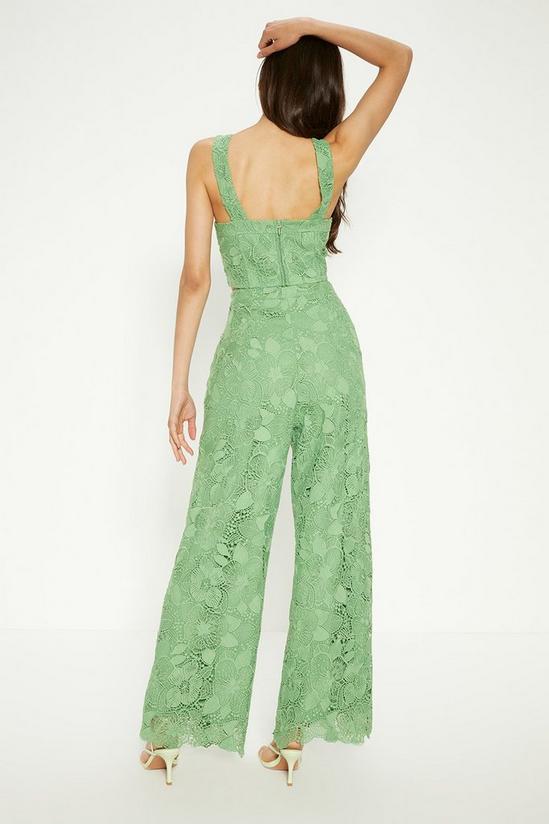 Oasis Detailed Lace Wide Leg Trouser 3