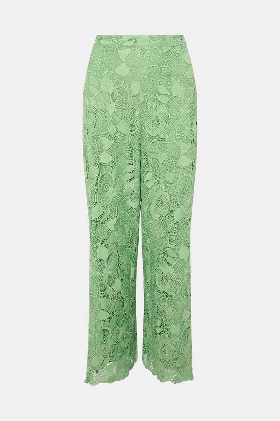 Oasis Detailed Lace Wide Leg Trouser 4