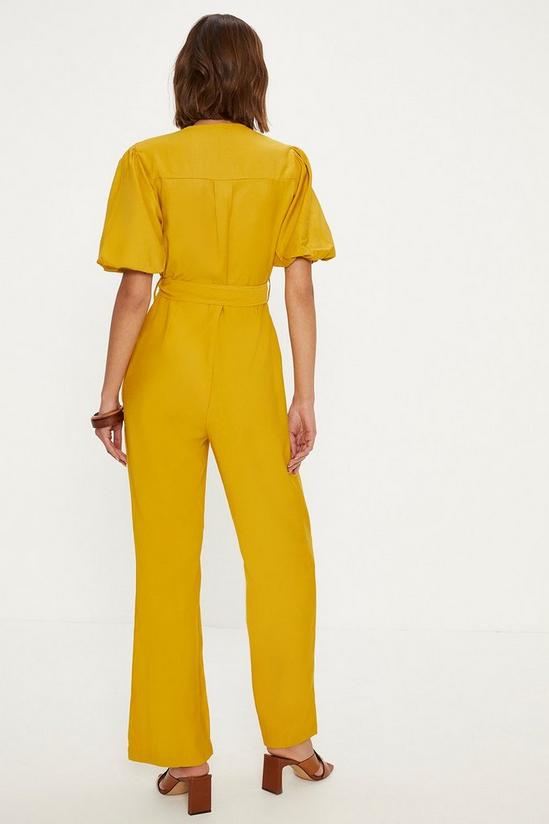 Oasis Puff Sleeve Belted Jumpsuit 3