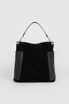 Oasis Leather And Suede Stud Detail Tote Bag thumbnail 1