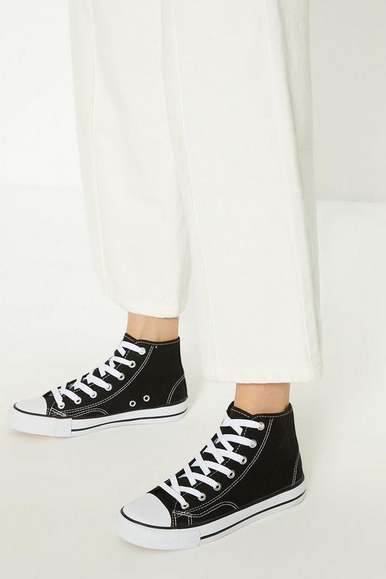 Oasis High Top Lace Up Trainers 1
