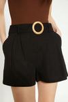 Oasis Linen Mix Belted Shorts thumbnail 2