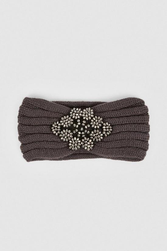 Oasis Embellished Knitted Headband 1
