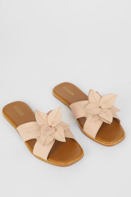 Oasis Real Leather Corsage Sandal 3