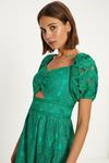 Oasis Premium Floral Lace Cut Out Midi Dress thumbnail 2
