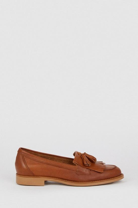 Oasis Premium Leather Tassel Loafers 2