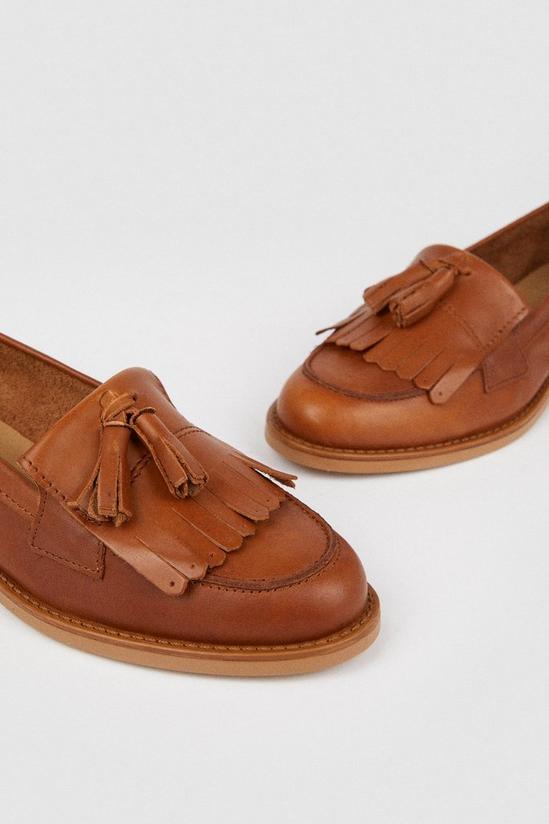 Oasis Premium Leather Tassel Loafers 4