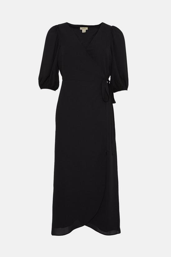 Oasis Short Sleeve Midi Wrap Dress 4