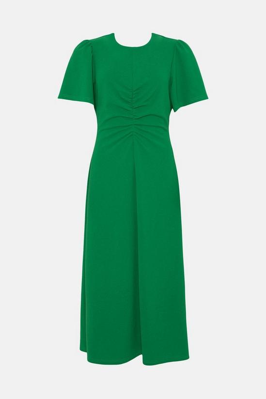 Oasis Ruched Front Jersey Crepe Midi Dress 4