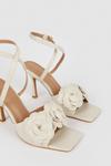 Oasis Floral Corsage Heeled Sandals thumbnail 4