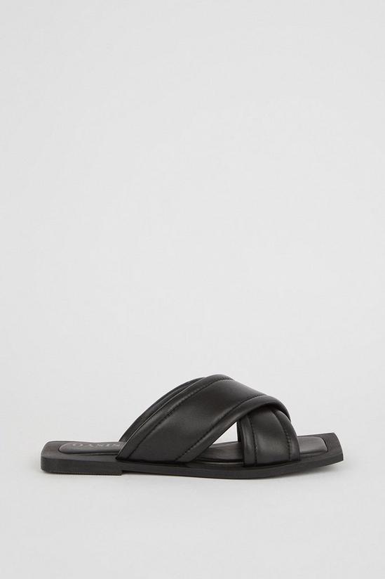 Oasis Leather Padded Cross Over Sandal 2