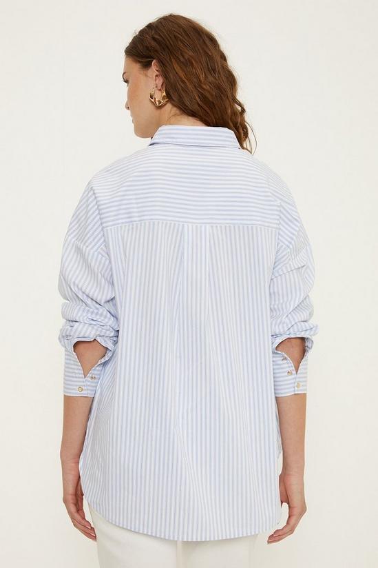 Oasis Oversized Poplin Pinstripe Shirt 3