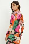 Oasis Blurred Floral Ruched Front Shirt thumbnail 3