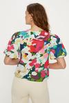 Oasis Posey Floral Woven Mix Puff Sleeve T-Shirt thumbnail 3
