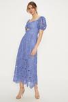 Oasis Premium Floral Lace Cut Out Midi Dress thumbnail 1