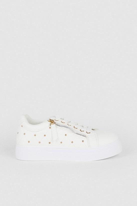 Oasis Studded Side Zip Trainers 2