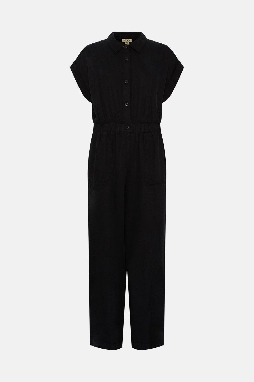 Oasis black hot sale jumpsuit