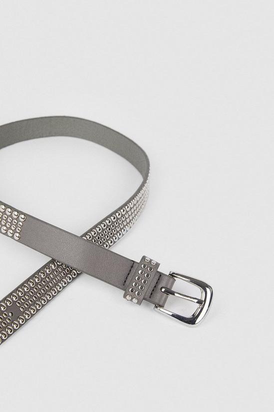Oasis Stud Detail Faux Leather Belt 2