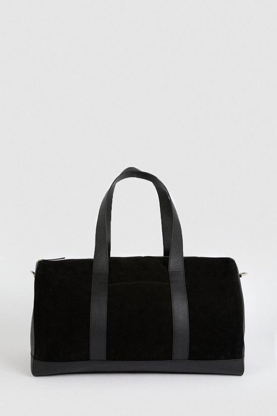 Oasis Leather And Suede Detail Holdall Weekend Bag 1