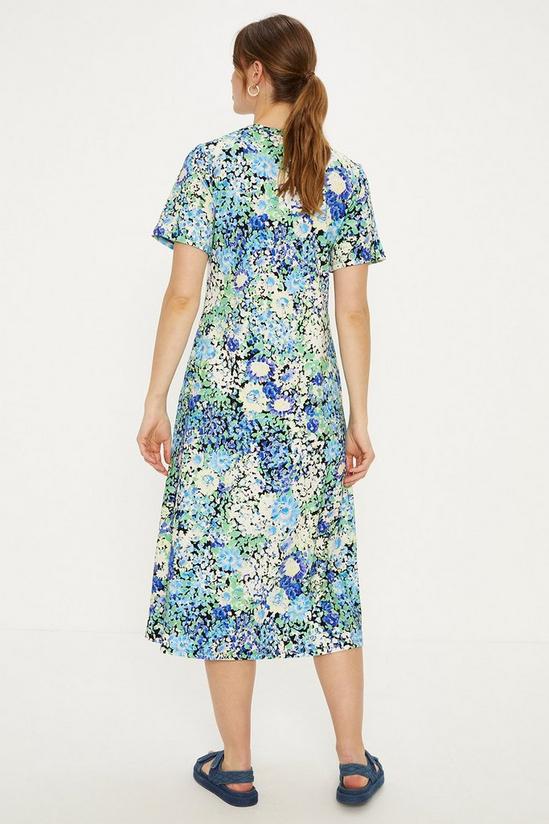 Oasis Cotton Floral Aline Midi Dress 3