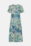 Oasis Cotton Floral Aline Midi Dress thumbnail 4